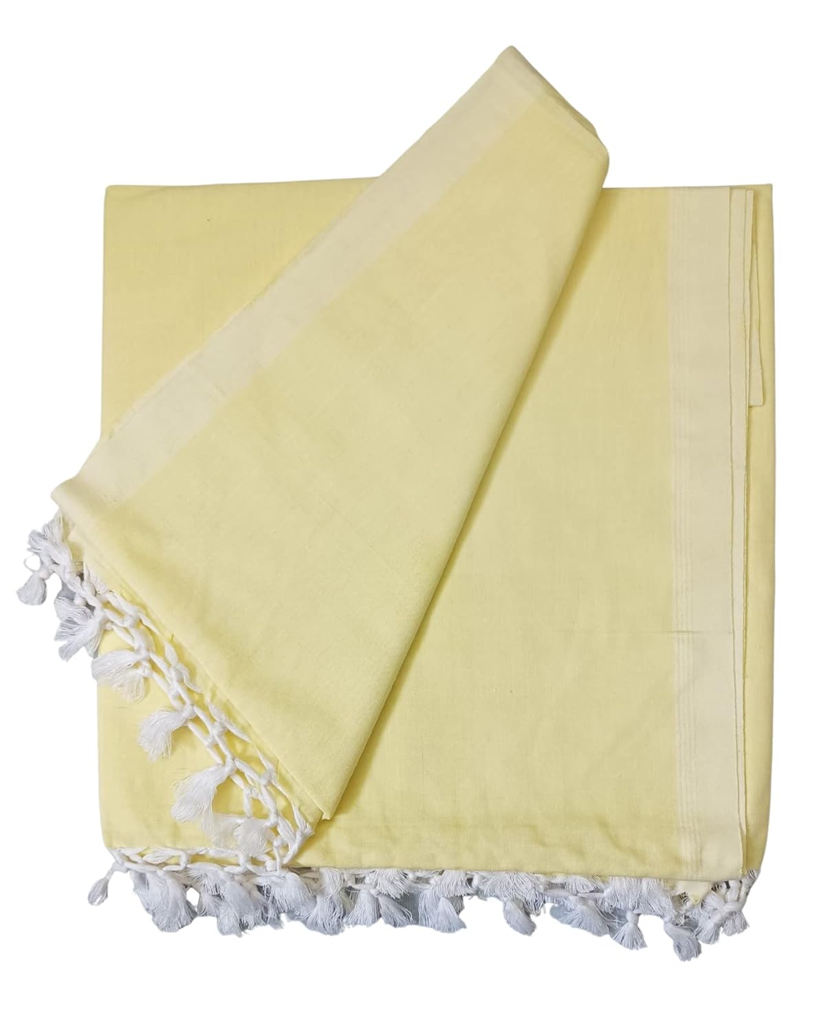 Bhagalpuri Dull Andi Chadar Plain Double Thread 54X100 inch Lemmon