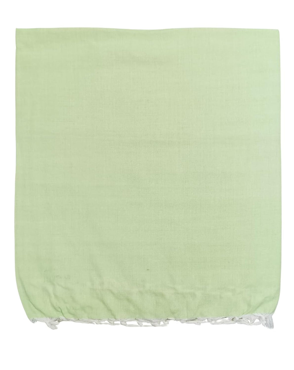 Bhagalpuri Dull Andi Chadar Plain Double Thread 54X100 inch Parrot Green