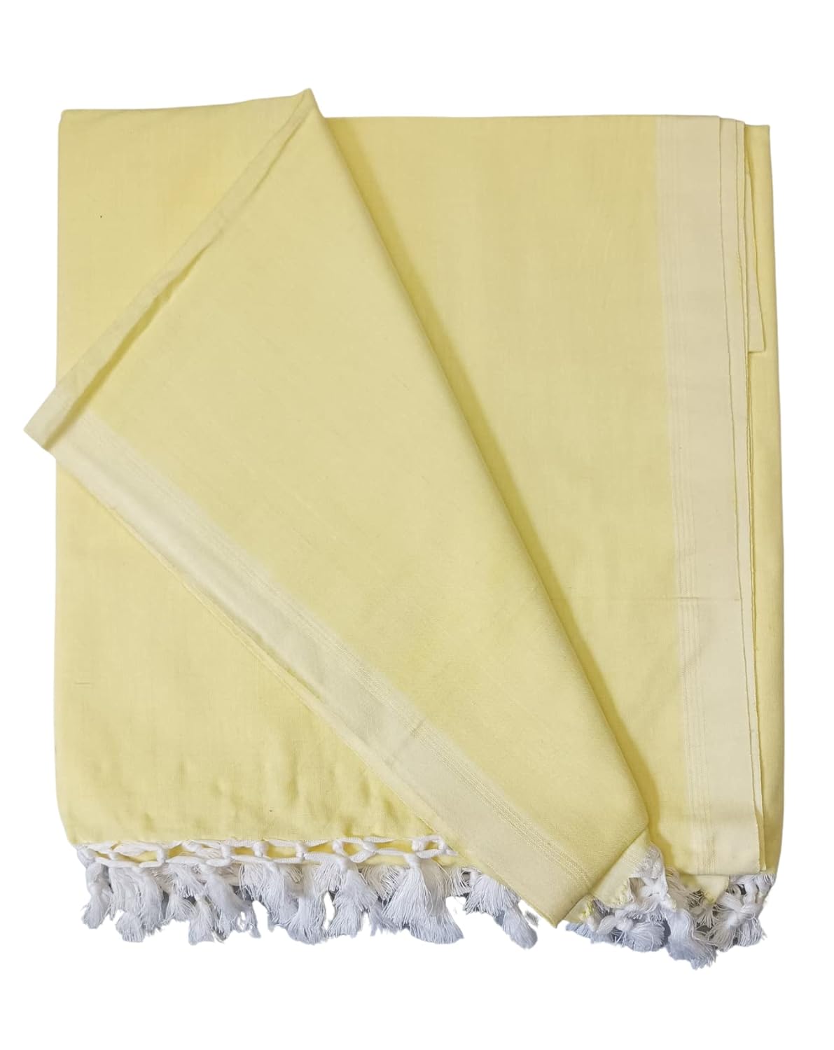 Bhagalpuri Dull Andi Chadar Plain Double Thread 54X100 inch Lemmon