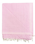 Bhagalpuri Dull Andi Chadar Plain Double Thread 54X100 inch Pink