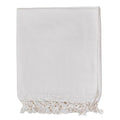 Bhagalpuri Designer Cotton Chadar 53x100 inch White