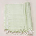 Bhagalpuri Designer Cotton Chadar 53x100 inch Parrot Green