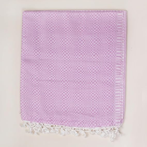 Bhagalpuri Designer Cotton Chadar 53x100 inch Purple