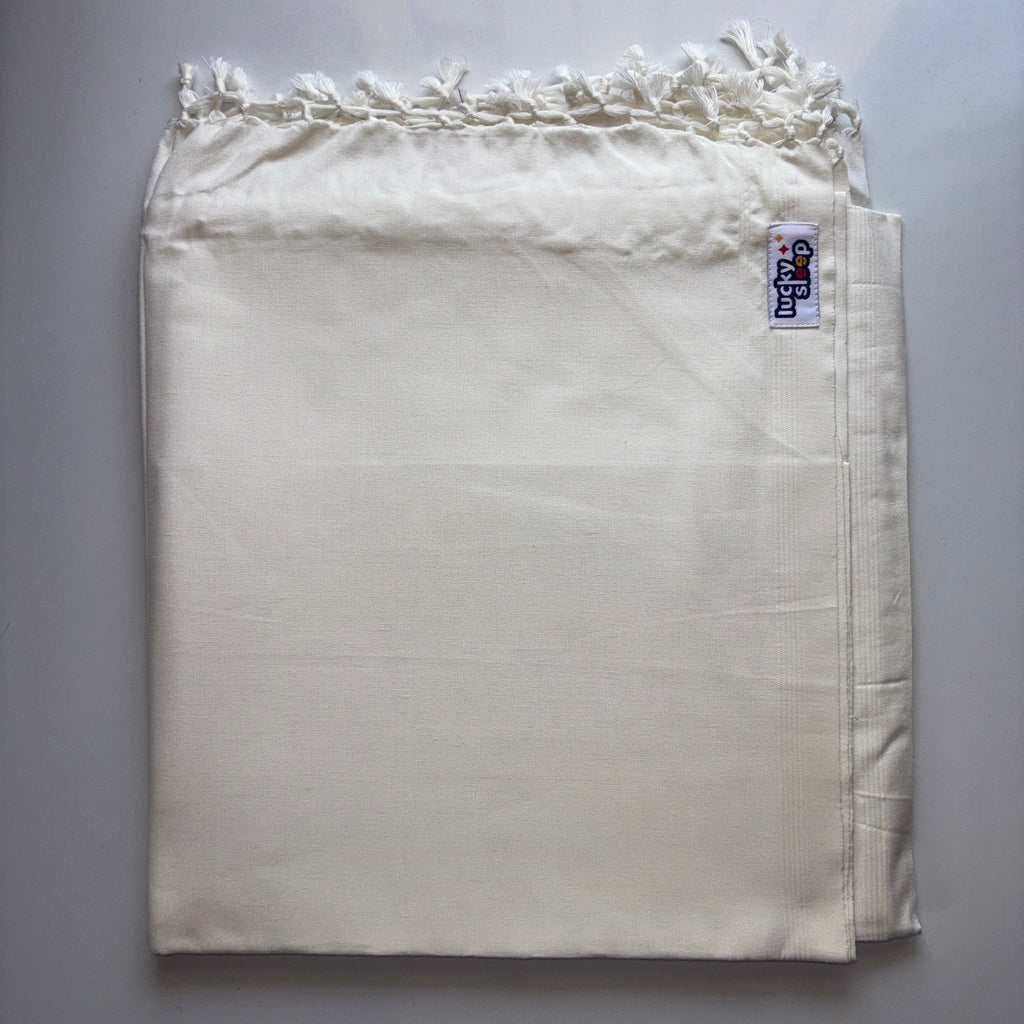 Bhagalpuri Dull Andi Chadar Plain Double Thread 54X100 inch White